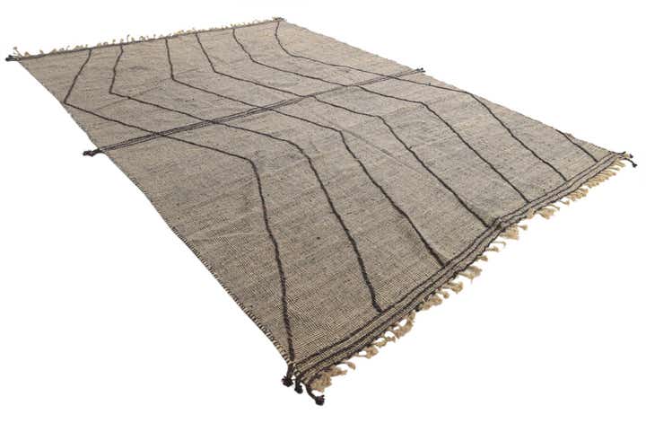 9' 7 x 13' 4 Hand Knotted Moroccan Wool Rug
