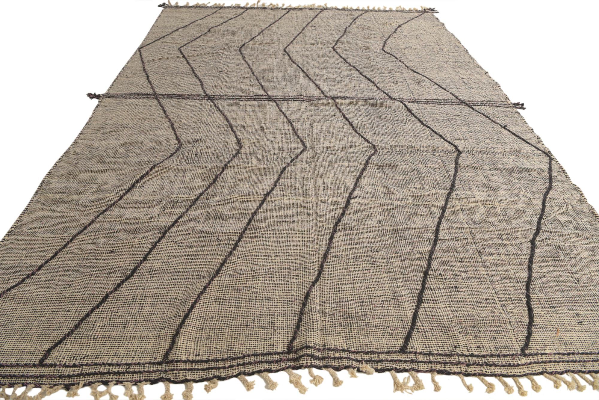 9' 7 x 13' 4 Hand Knotted Moroccan Wool Rug