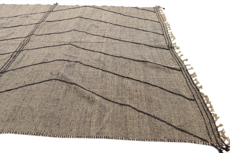 Detail image of 9' 7 x 13' 4 Hand Knotted Moroccan Wool Rug