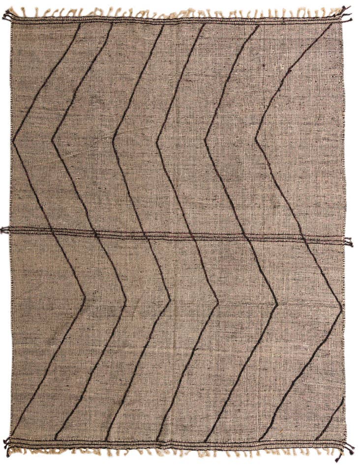Detail image of 9' 7 x 13' 4 Hand Knotted Moroccan Wool Rug