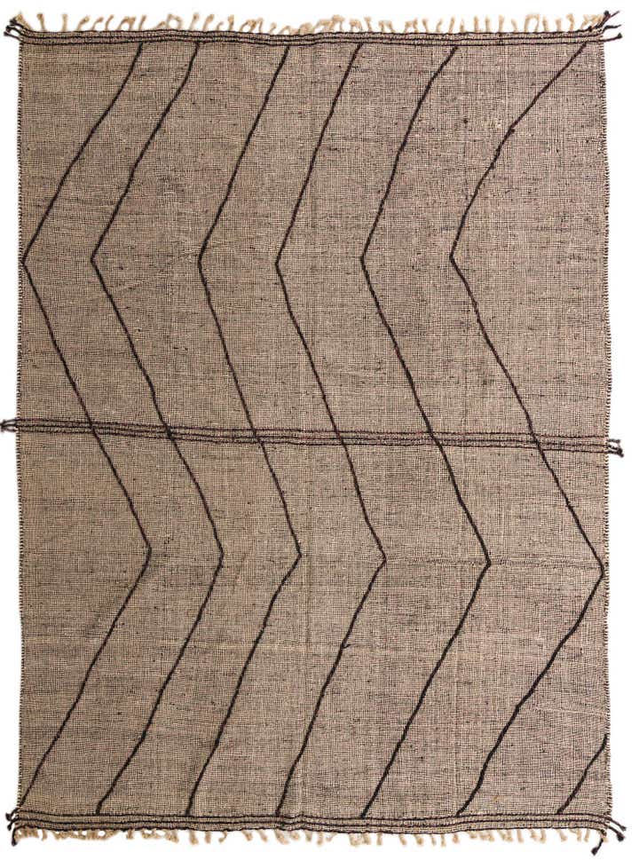 9' 7 x 13' 4 Hand Knotted Moroccan Wool Rug