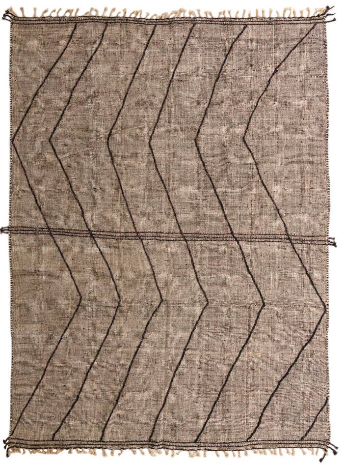 Detail image of 9' 7 x 13' 4 Hand Knotted Moroccan Wool Rug