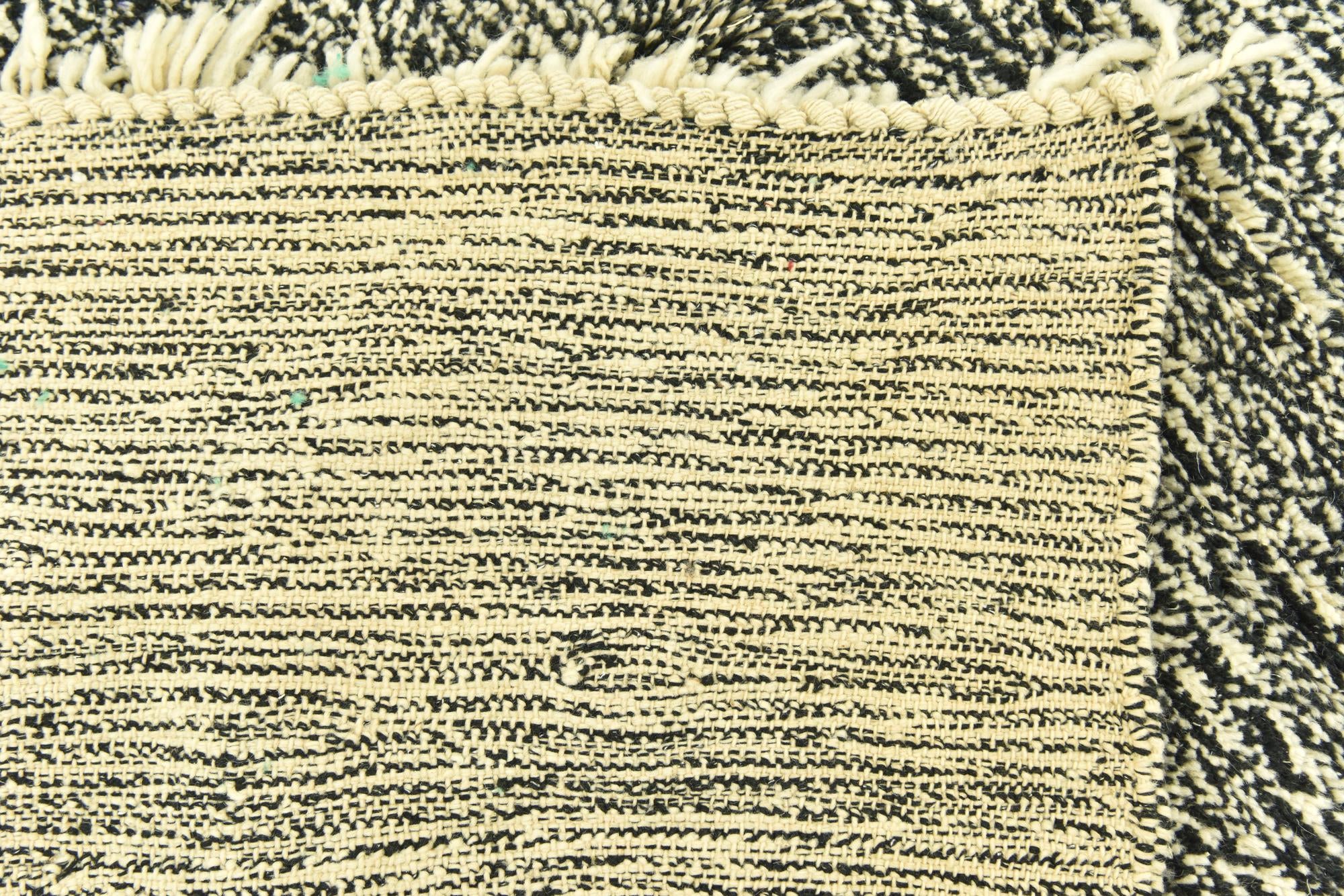6' 7 x 9' 5 Hand Knotted Moroccan Wool Rug