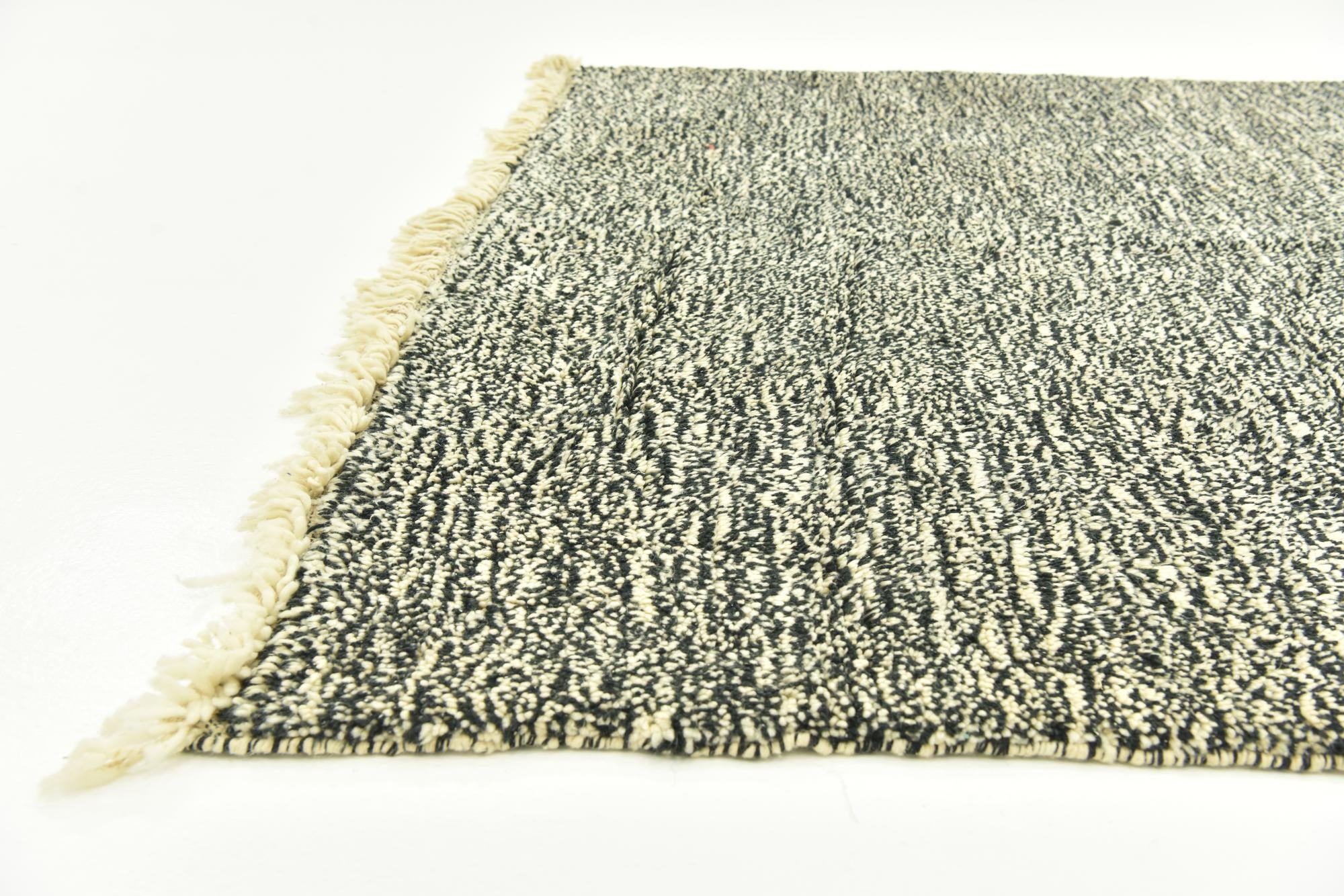 6' 7 x 9' 5 Hand Knotted Moroccan Wool Rug
