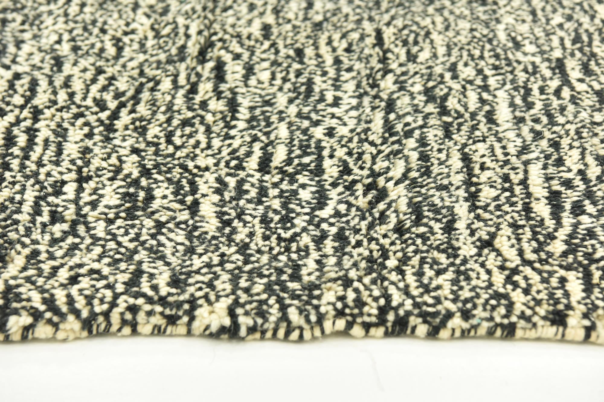 6' 7 x 9' 5 Hand Knotted Moroccan Wool Rug