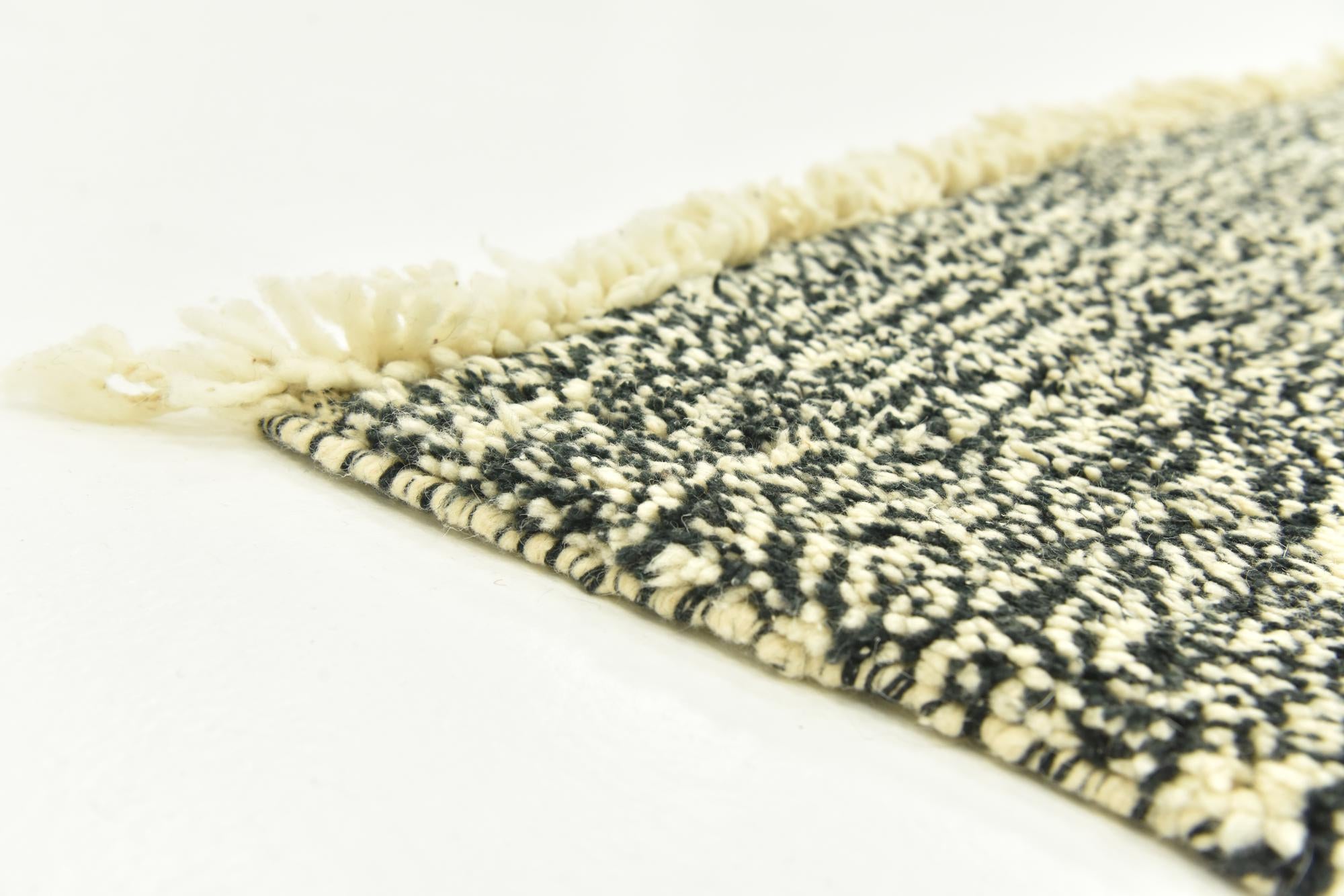 6' 7 x 9' 5 Hand Knotted Moroccan Wool Rug