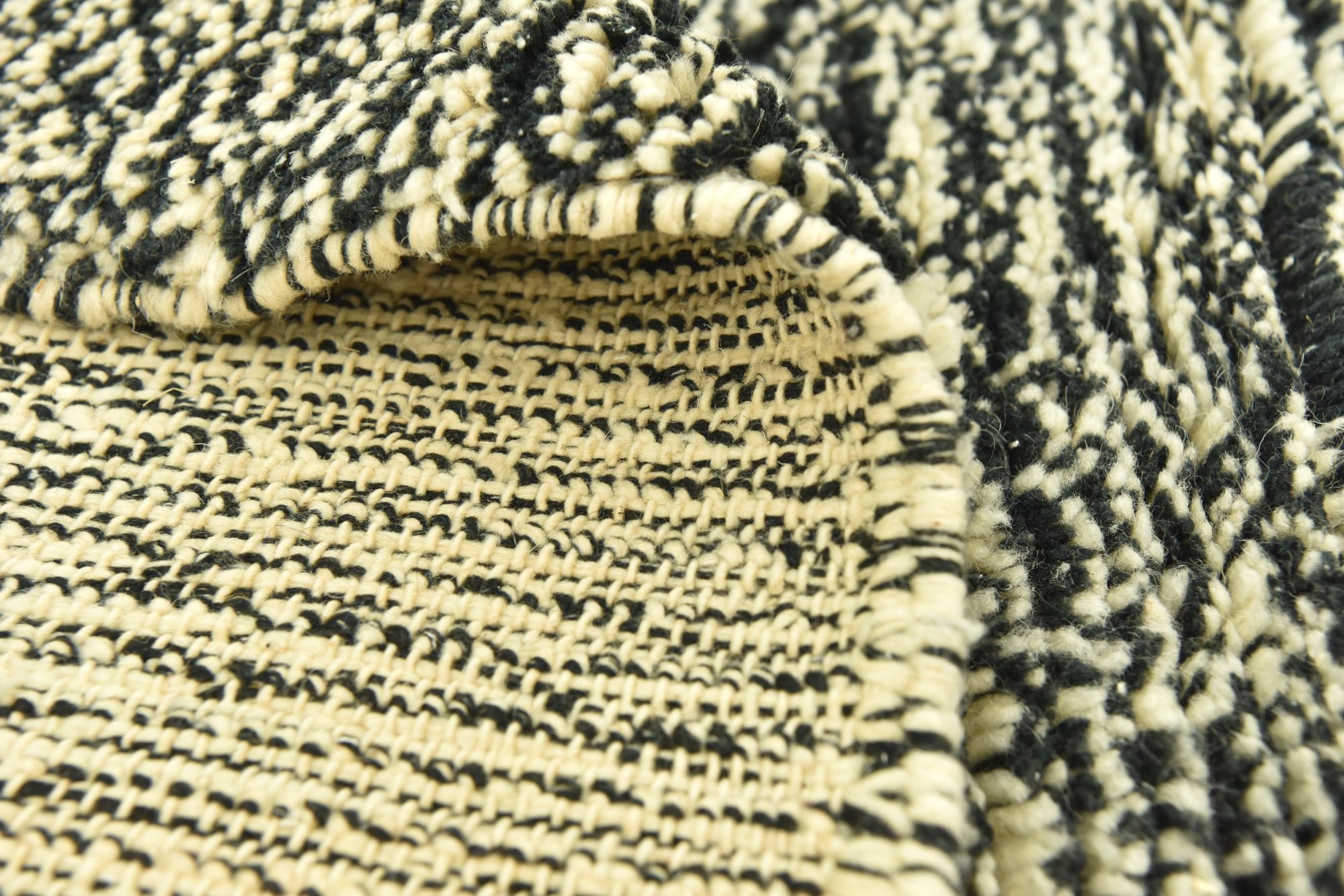 6' 7 x 9' 5 Hand Knotted Moroccan Wool Rug