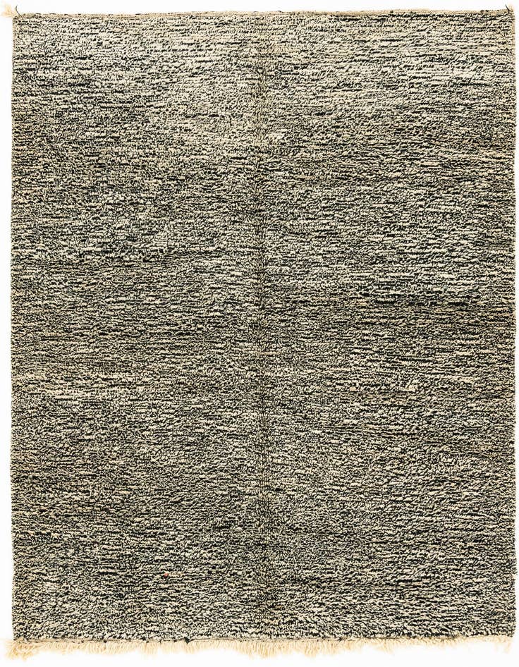 Detail image of 6' 7 x 9' 5 Hand Knotted Moroccan Wool Rug
