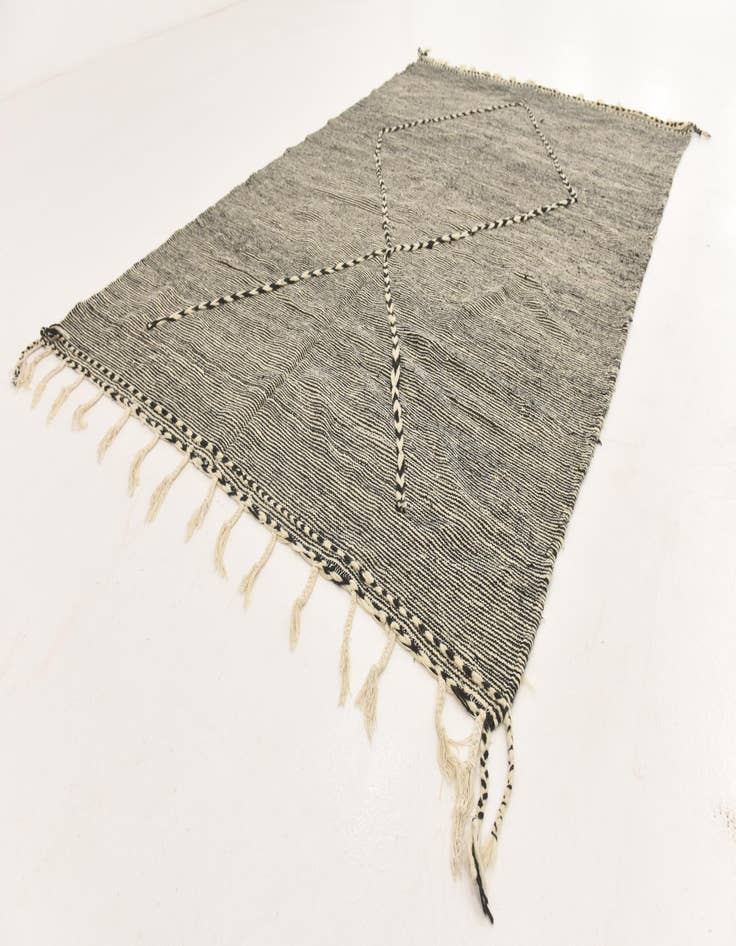 Detail image of 7' 6 x 10' 1  Hand Knotted Moroccan Wool Rug