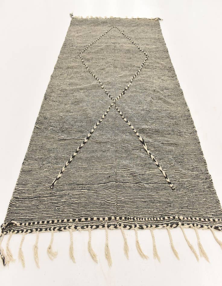 Detail image of 7' 6 x 10' 1  Hand Knotted Moroccan Wool Rug