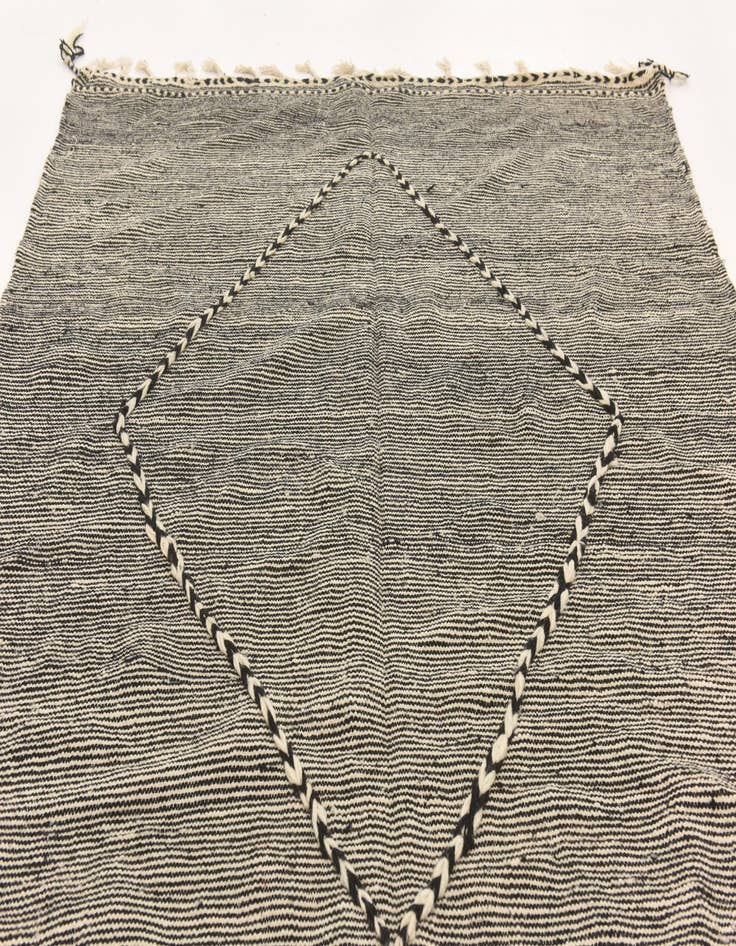 Detail image of 7' 6 x 10' 1  Hand Knotted Moroccan Wool Rug