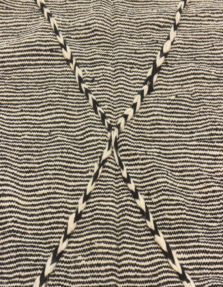 Detail image of 7' 6 x 10' 1  Hand Knotted Moroccan Wool Rug