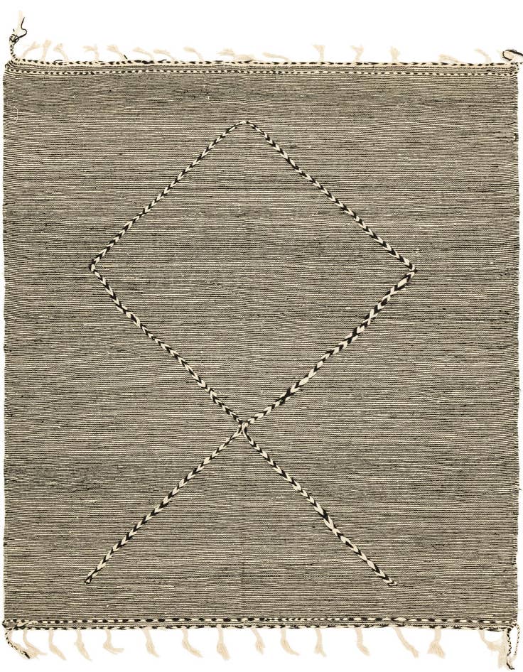 Detail image of 7' 6 x 10' 1 Hand Knotted Moroccan Wool Rug