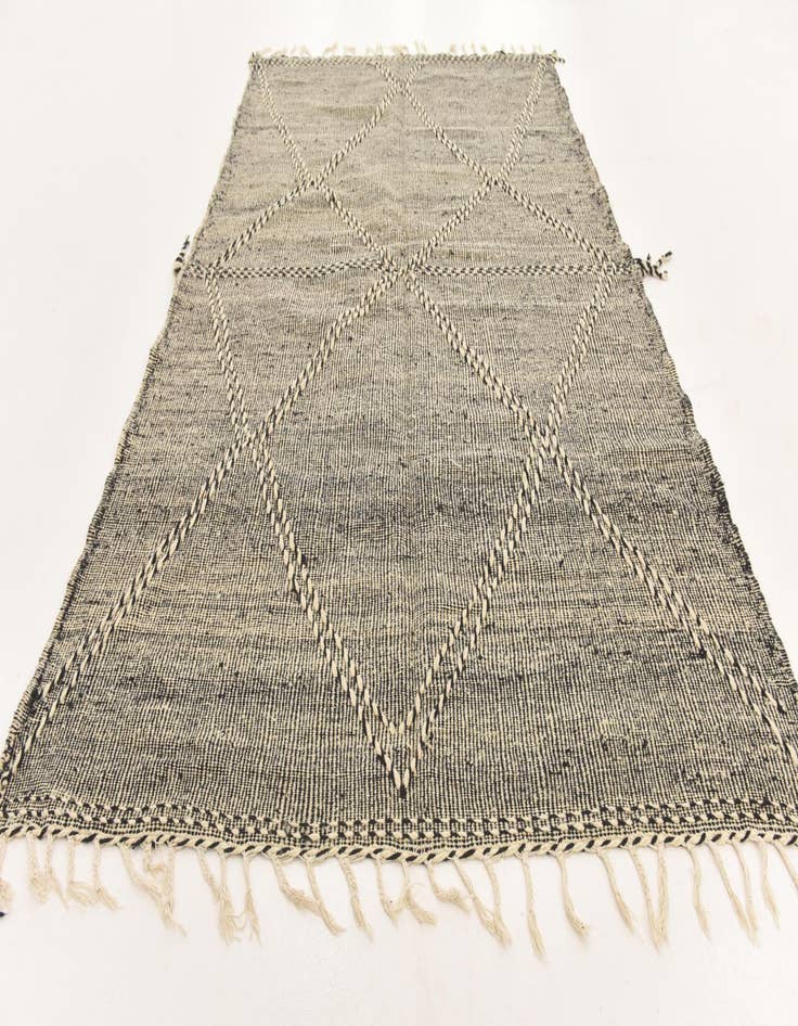 Detail image of 6' 2 x 10' 5  Hand Knotted Moroccan Wool Rug