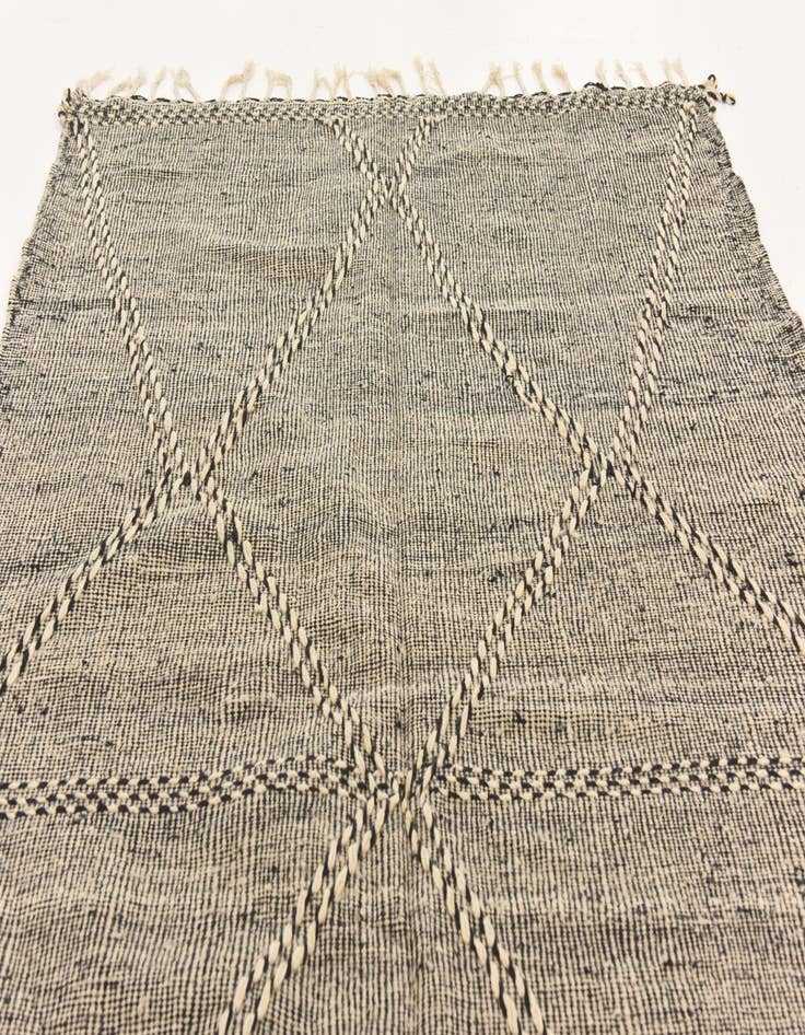 Detail image of 6' 2 x 10' 5  Hand Knotted Moroccan Wool Rug