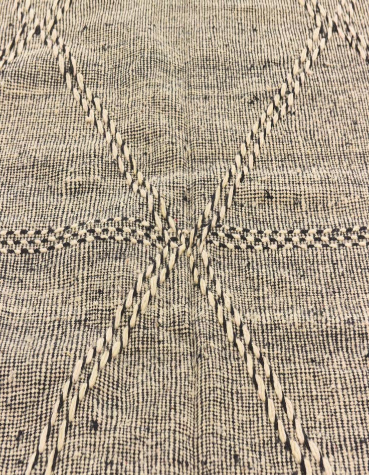 Detail image of 6' 2 x 10' 5  Hand Knotted Moroccan Wool Rug