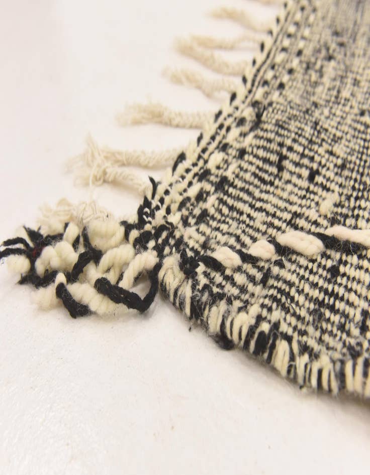 Detail image of 6' 2 x 10' 5  Hand Knotted Moroccan Wool Rug