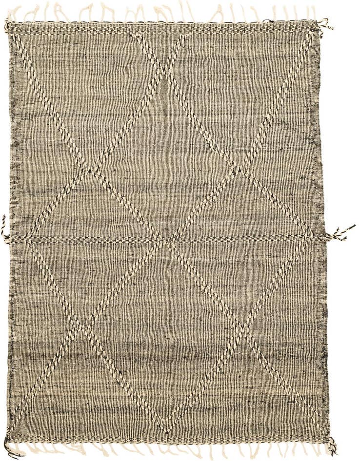 Detail image of 6' 2 x 10' 5 Hand Knotted Moroccan Wool Rug