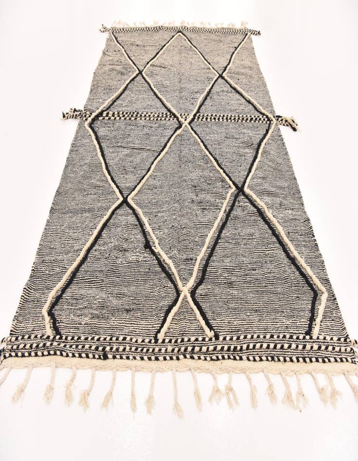 Detail image of 6' x 9' 10  Hand Knotted Moroccan Wool Rug