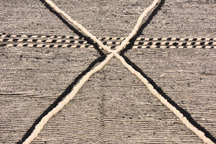 6' x 9' 10 Hand Knotted Moroccan Wool Rug
