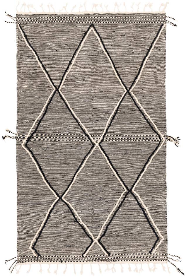 Detail image of 6' x 9' 10 Hand Knotted Moroccan Wool Rug