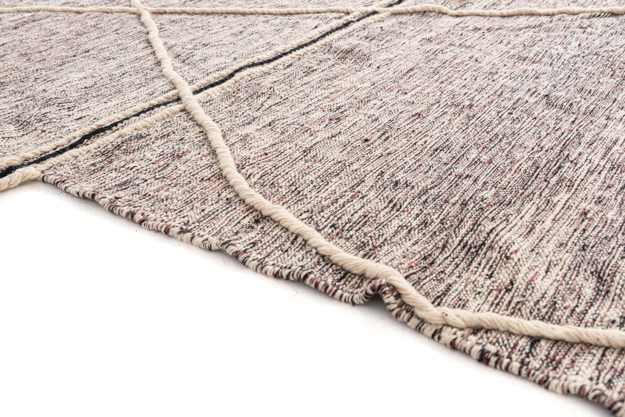 10' x 13' 3 Hand Knotted Moroccan Wool Rug
