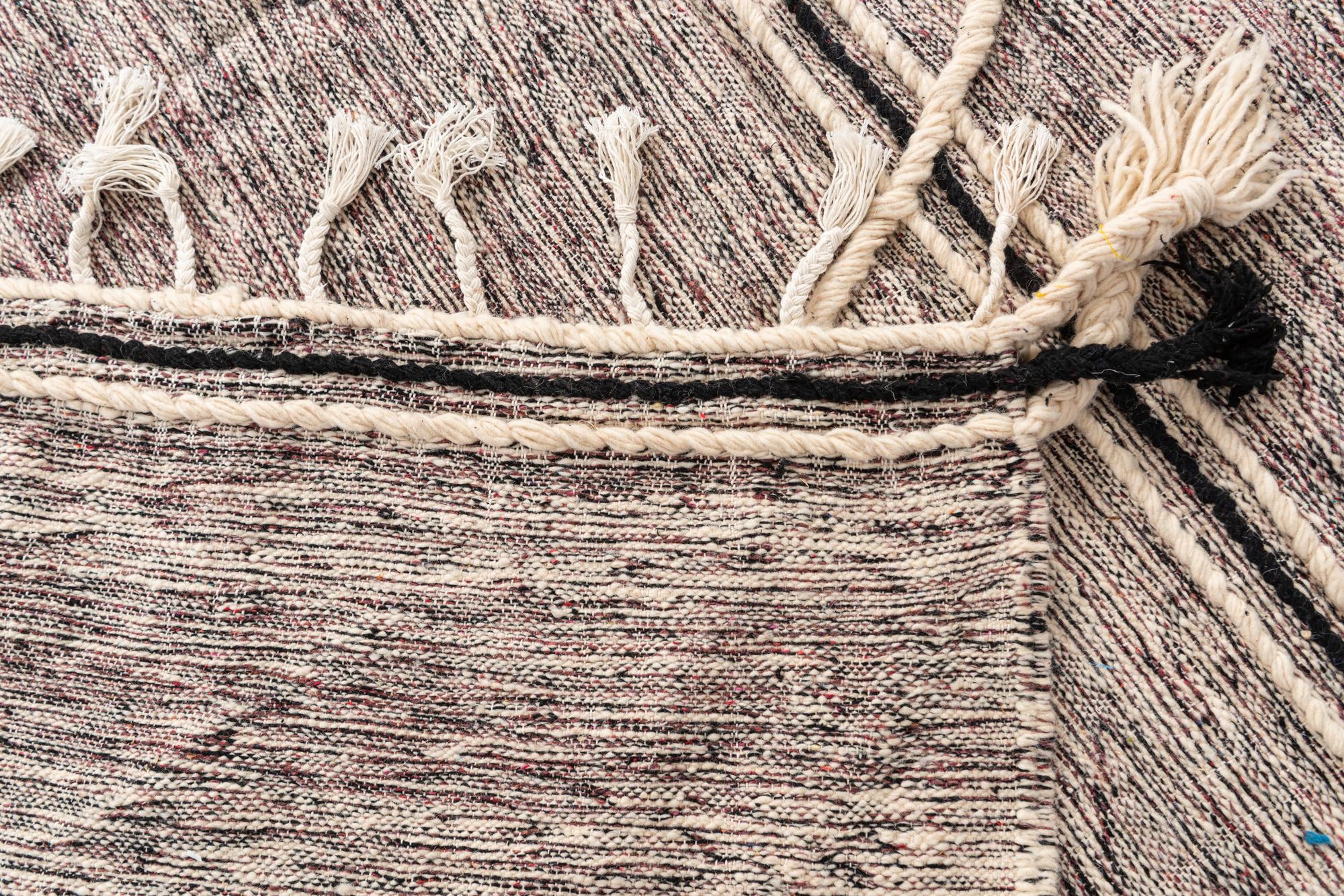 10' x 13' 3 Hand Knotted Moroccan Wool Rug