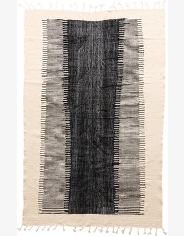 6' 9 x 10' 6 Hand Knotted Moroccan Wool Rug