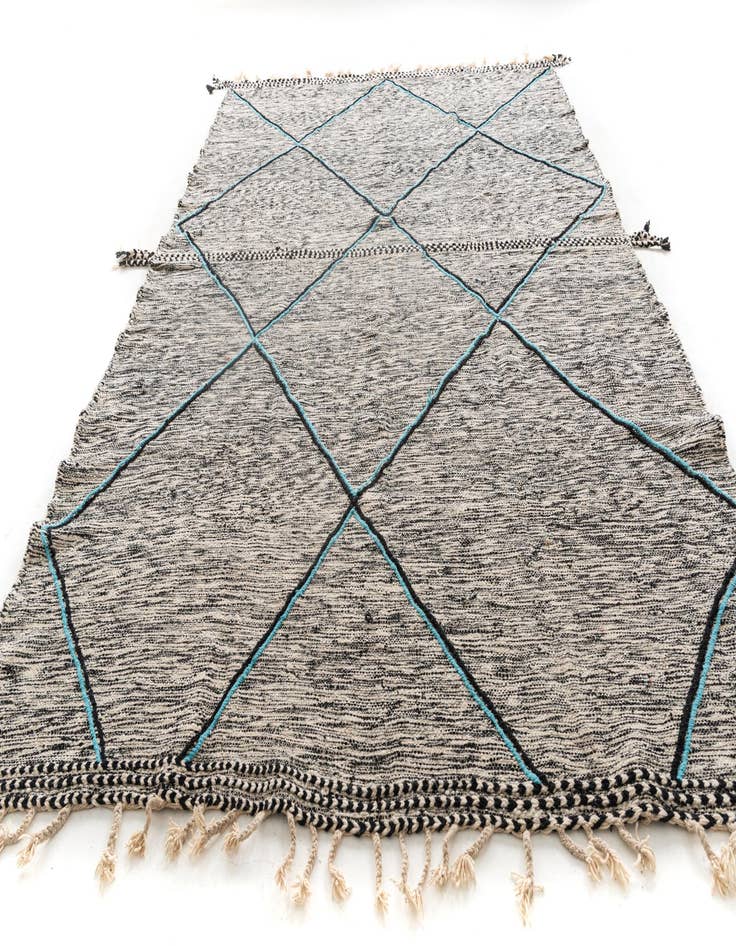 Detail image of 9' 2 x 14'  Hand Knotted Moroccan Wool Rug