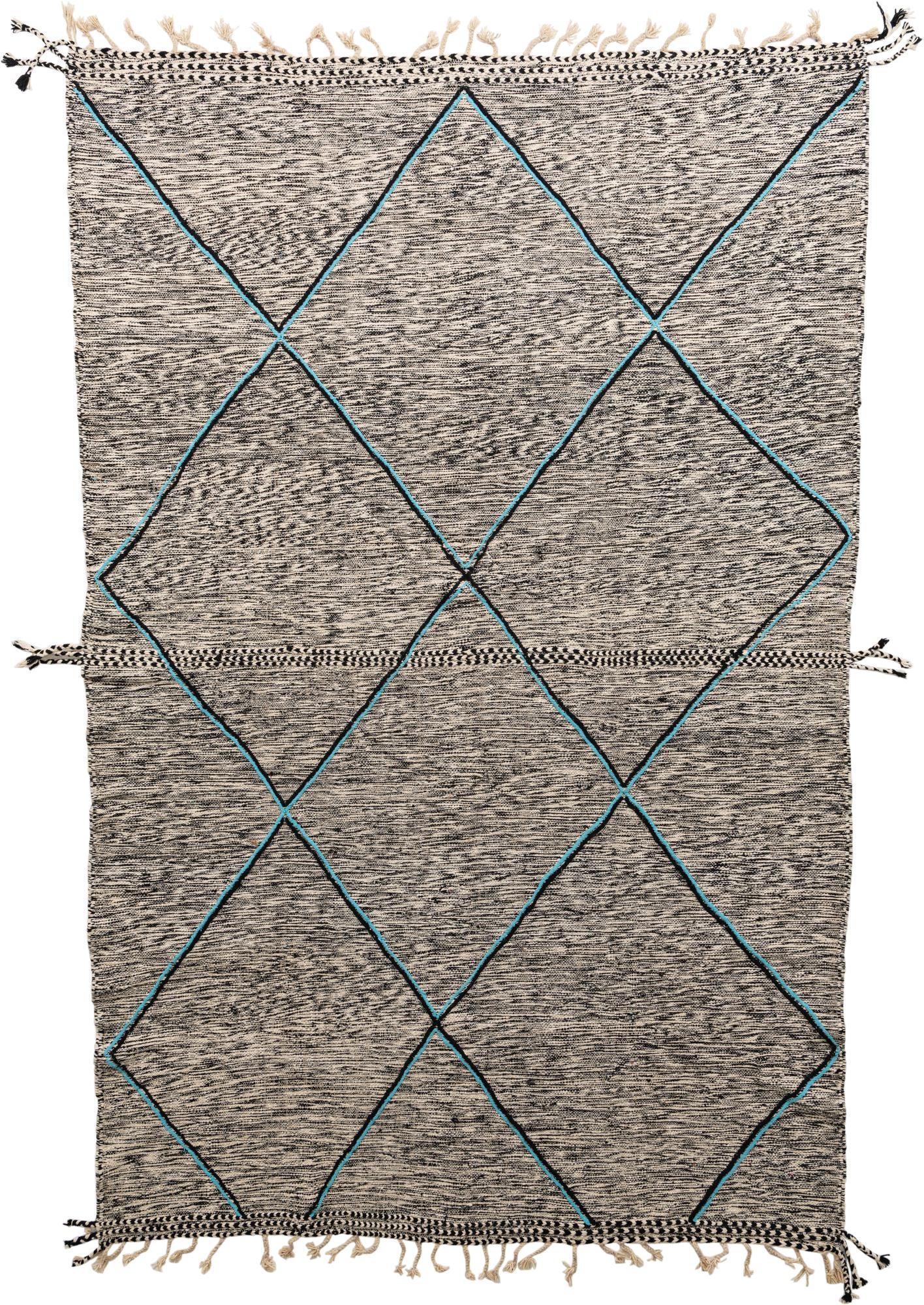 9' 2 x 14' Hand Knotted Moroccan Wool Rug