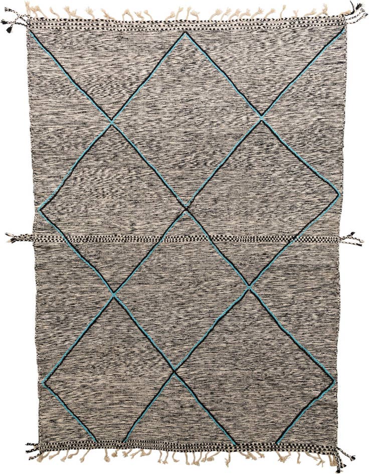 Detail image of 9' 2 x 14' Hand Knotted Moroccan Wool Rug