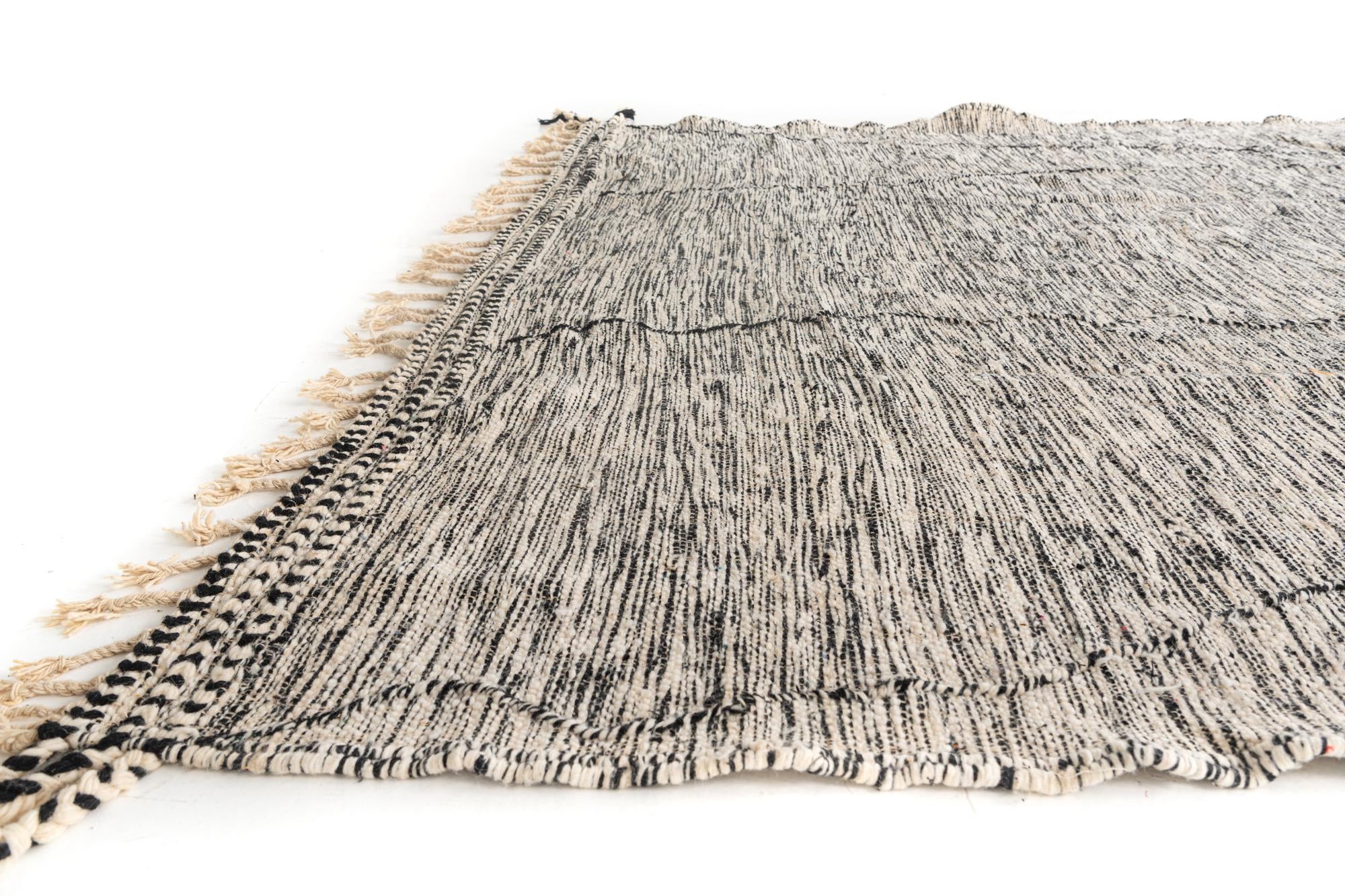 9' 6 x 12' 9 Hand Knotted Moroccan Wool Rug
