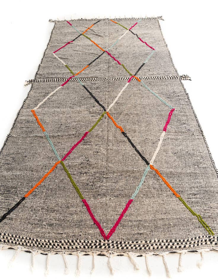 Detail image of 8' x 11' 6  Hand Knotted Moroccan Wool Rug