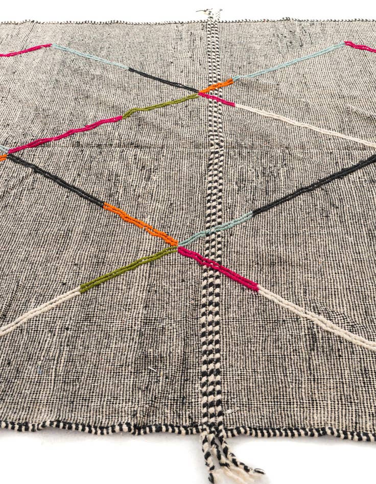 Detail image of 8' x 11' 6  Hand Knotted Moroccan Wool Rug