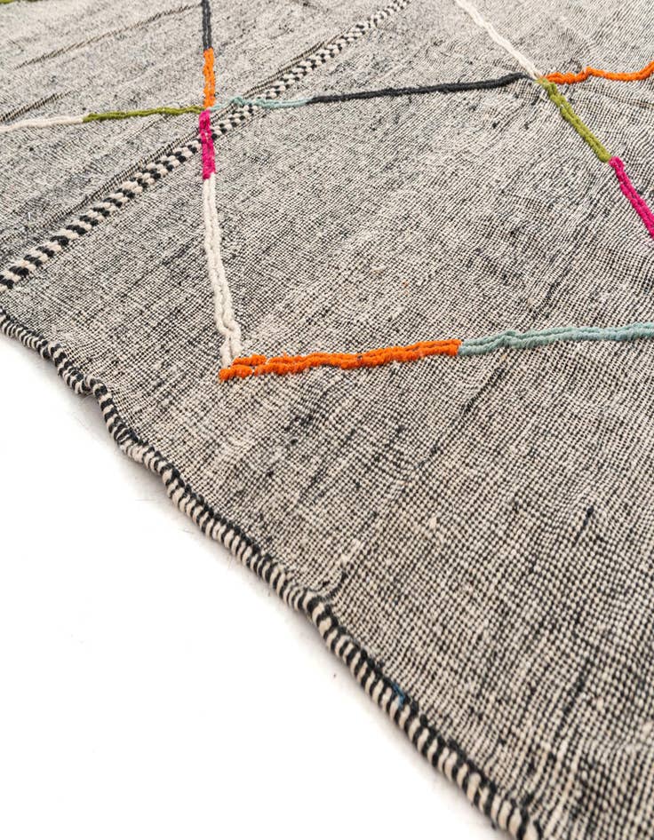 Detail image of 8' x 11' 6  Hand Knotted Moroccan Wool Rug