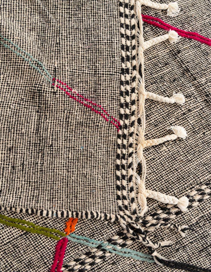 Detail image of 8' x 11' 6  Hand Knotted Moroccan Wool Rug