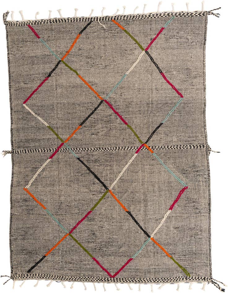 Detail image of 8' x 11' 6 Hand Knotted Moroccan Wool Rug
