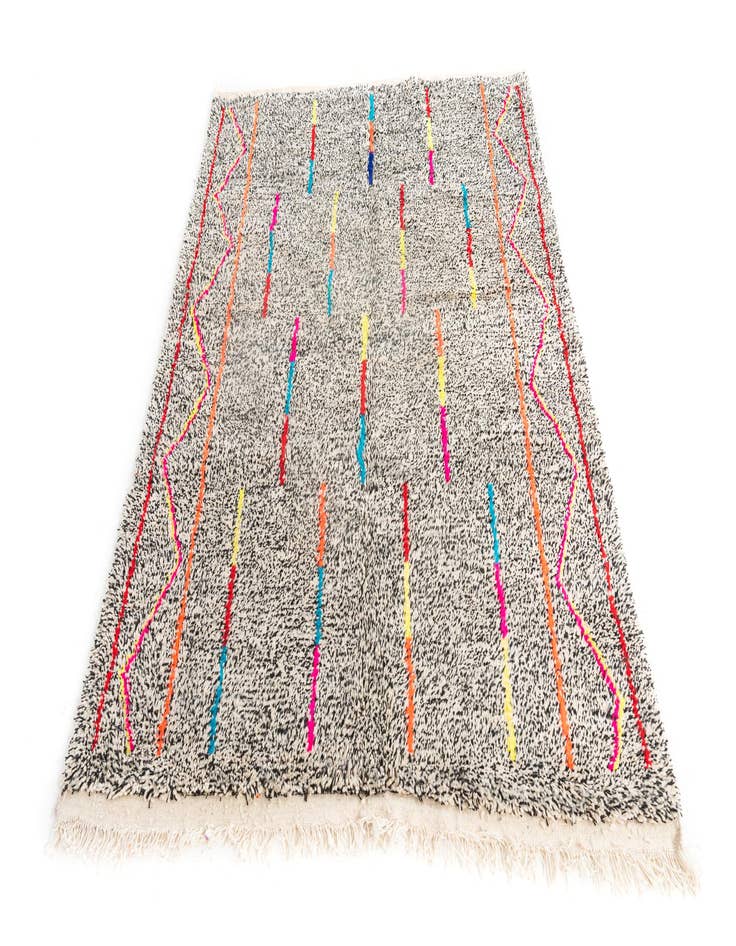 Detail image of 5' x 6' 7  Hand Knotted Moroccan Wool Rug