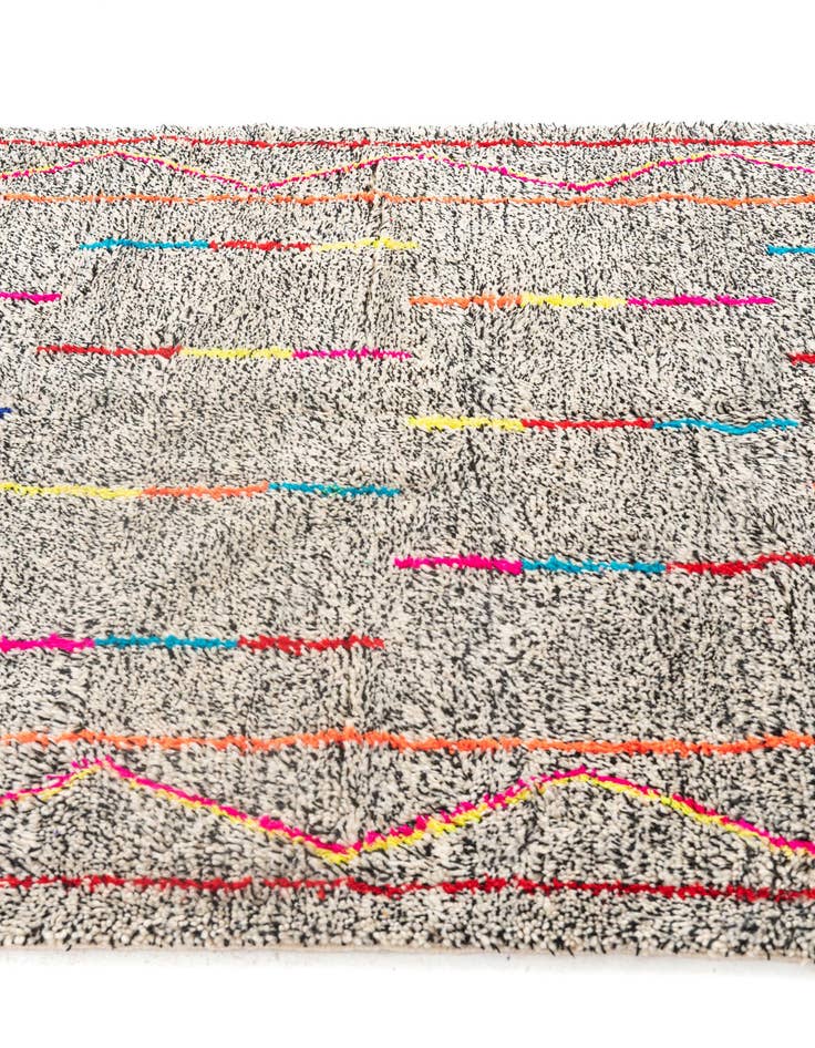 Detail image of 5' x 6' 7  Hand Knotted Moroccan Wool Rug