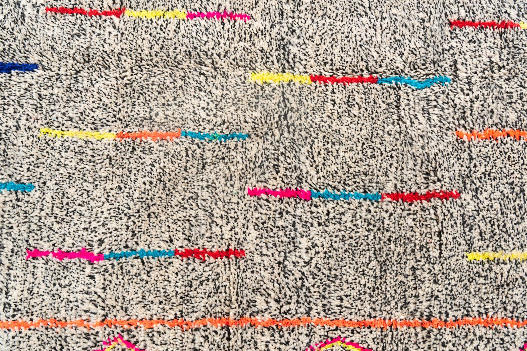 5' x 6' 7 Hand Knotted Moroccan Wool Rug