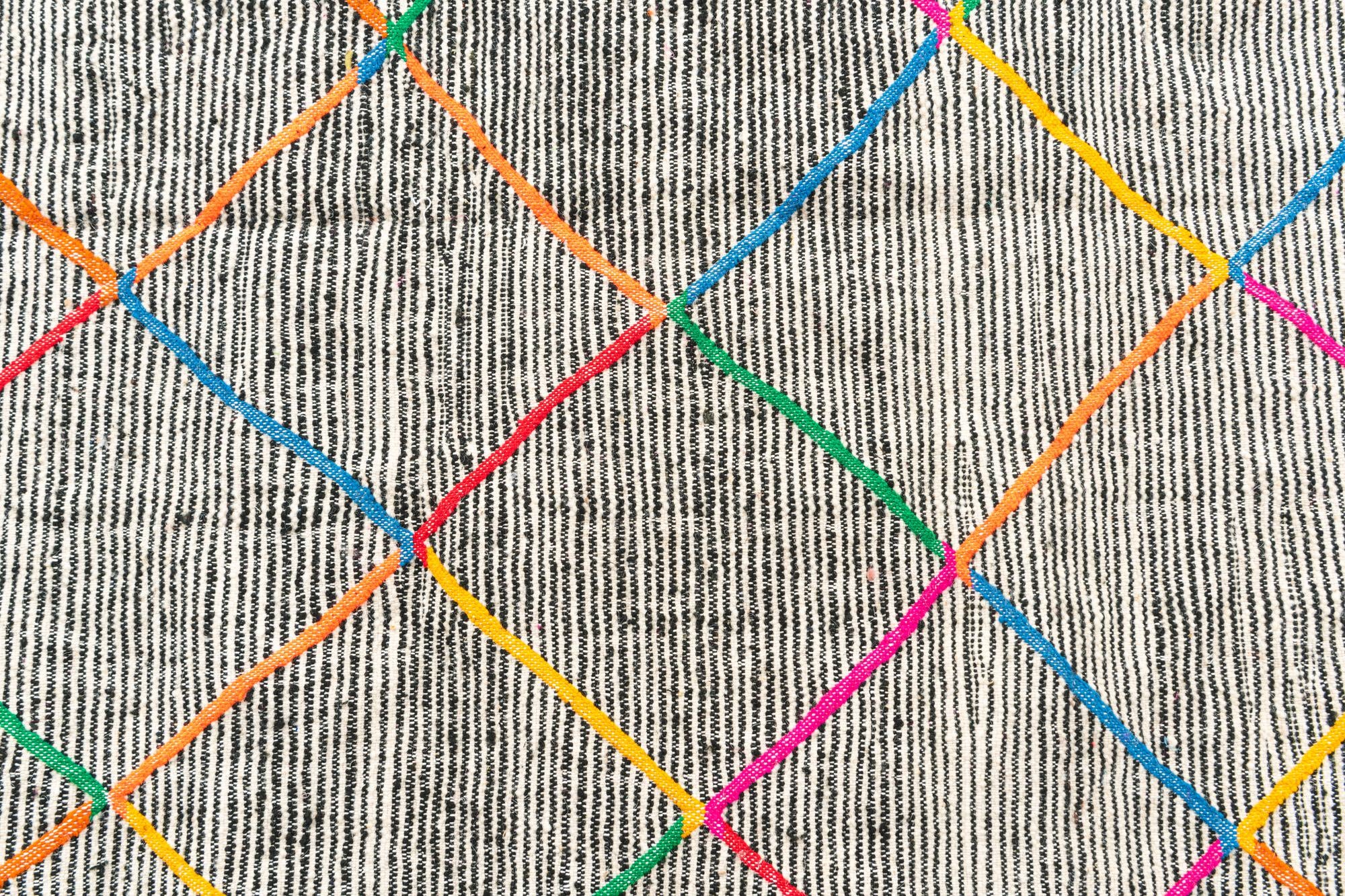 5' x 8' 2 Hand Knotted Moroccan Wool Rug