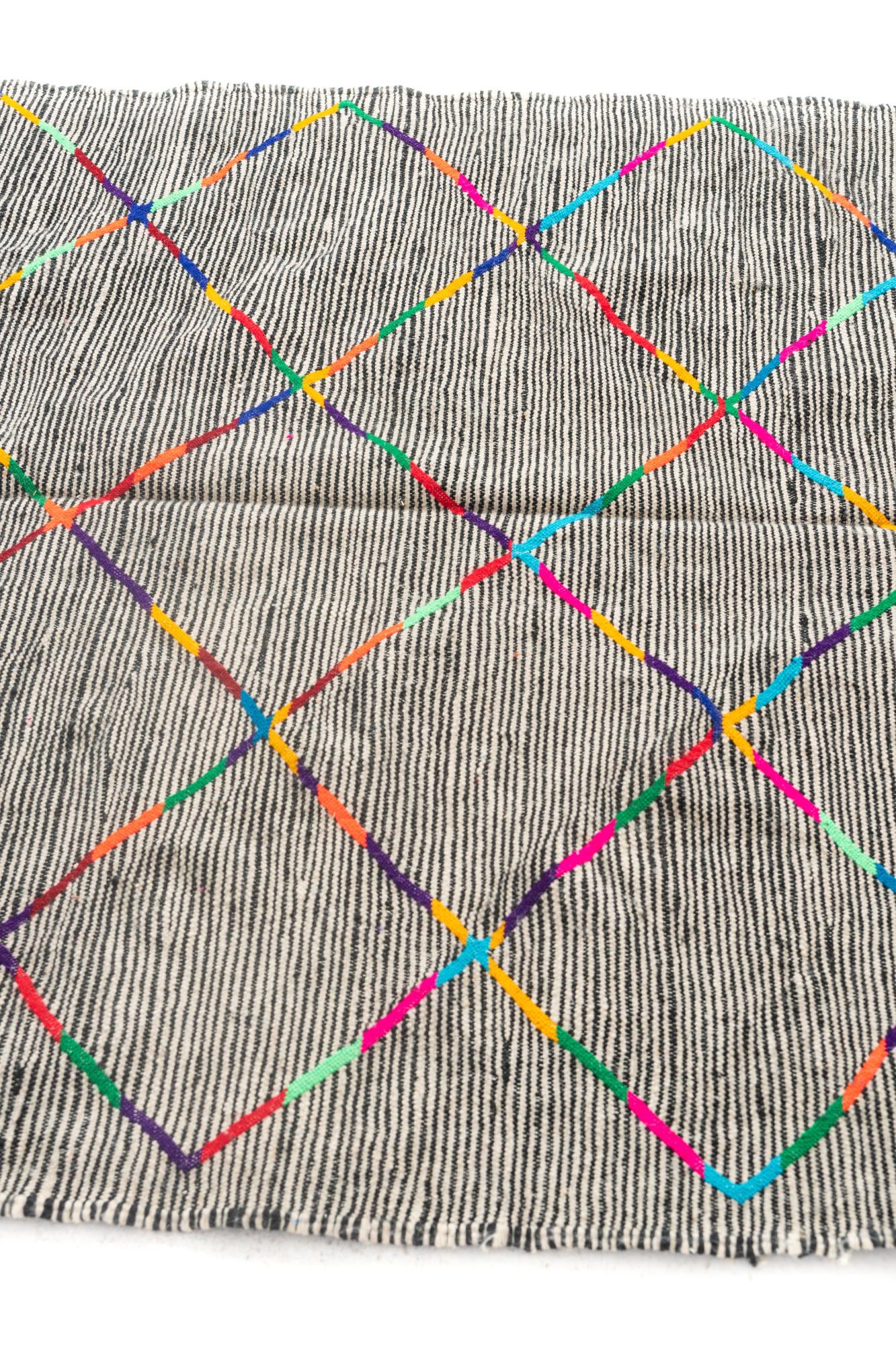4' 10 x 8' Hand Knotted Moroccan Wool Rug