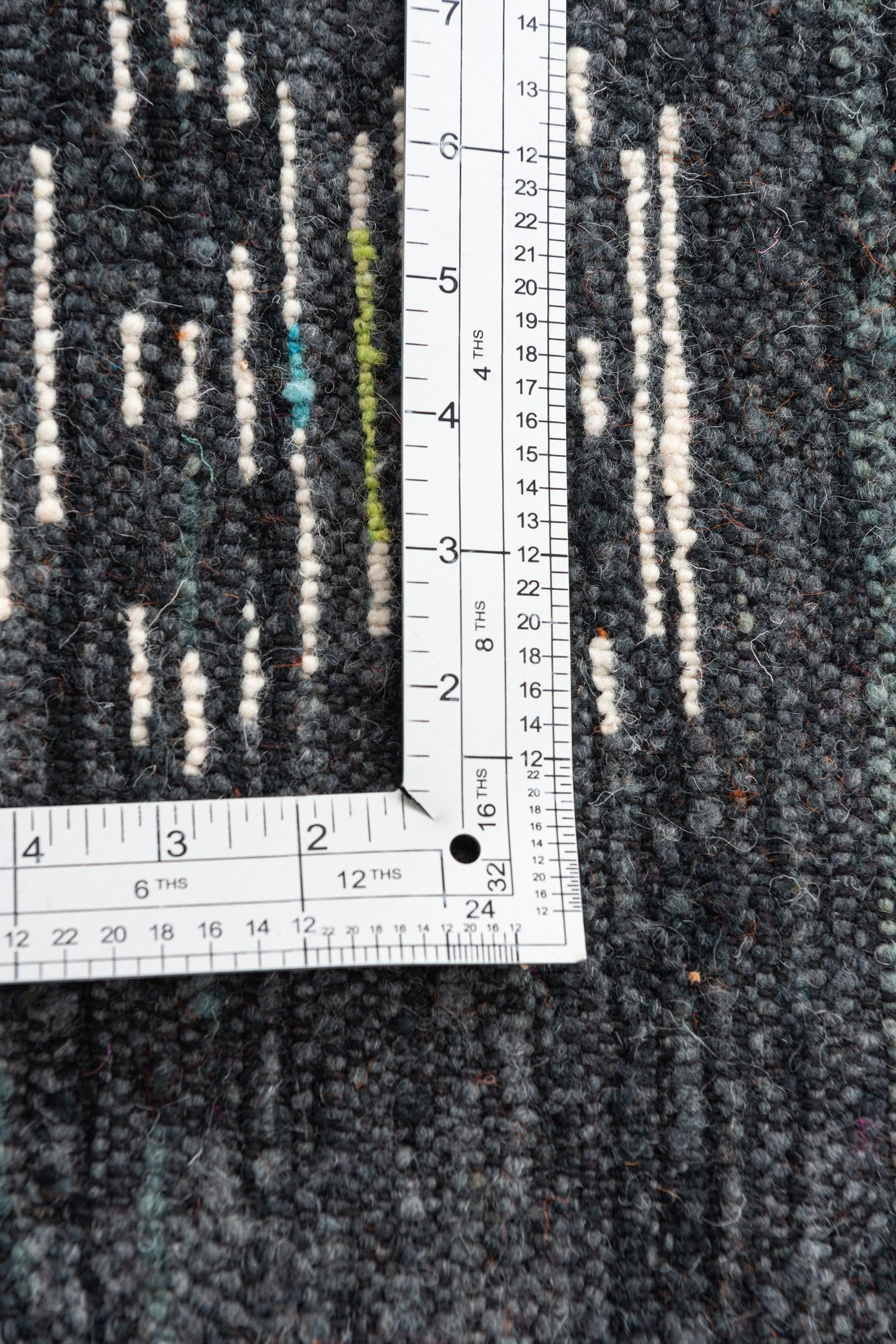 5' x 7' 7 Hand Knotted Moroccan Wool Rug
