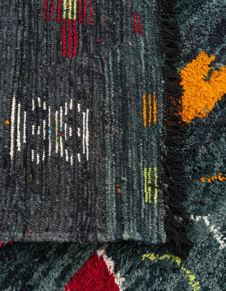 Detail image of 5' x 7' 7  Hand Knotted Moroccan Wool Rug