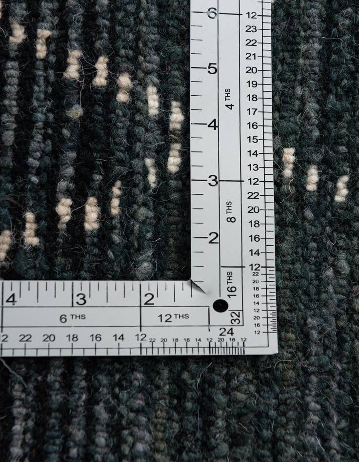 Detail image of 4' 7 x 8' Hand Knotted Moroccan Wool Rug