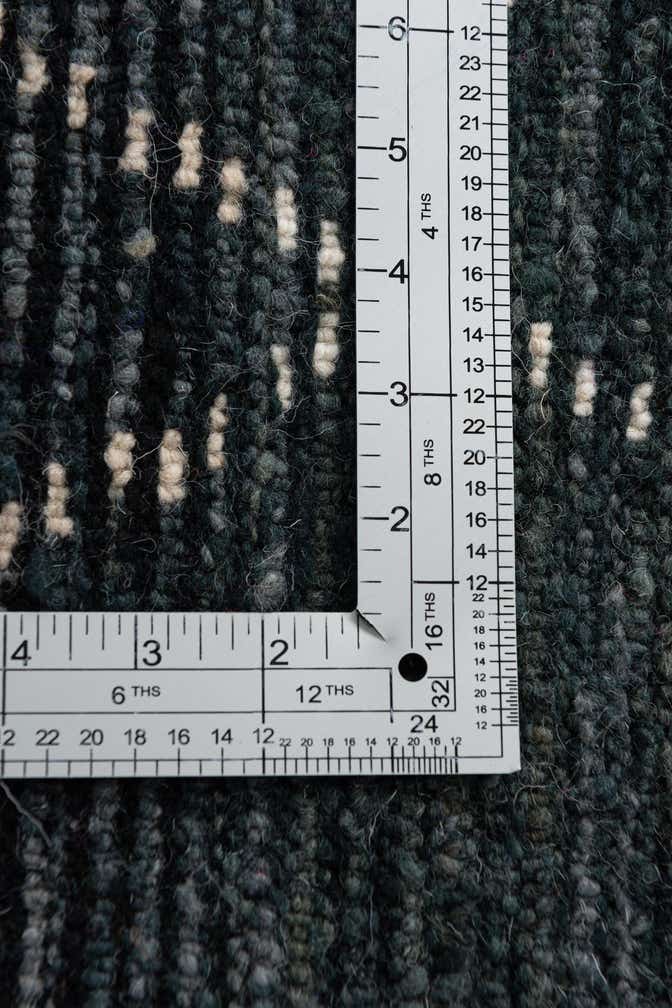 4' 7 x 8' Hand Knotted Moroccan Wool Rug