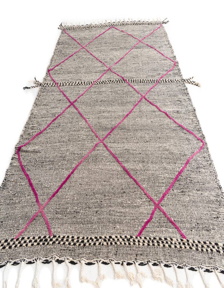 Detail image of 7' 9 x 11' 4  Hand Knotted Moroccan Wool Rug