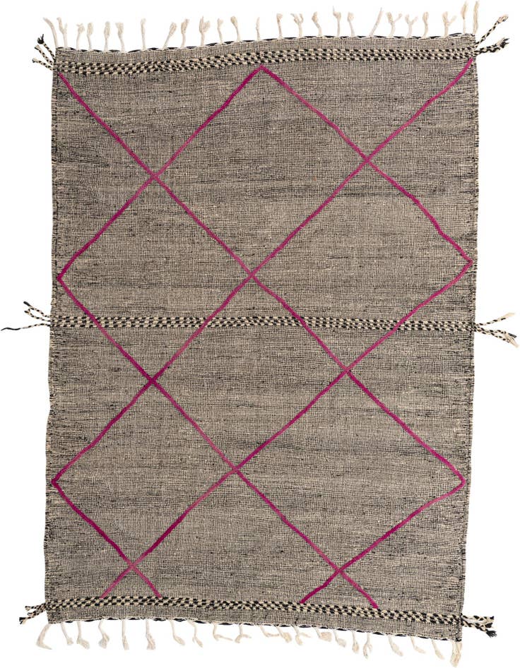 Detail image of 7' 9 x 11' 4 Hand Knotted Moroccan Wool Rug