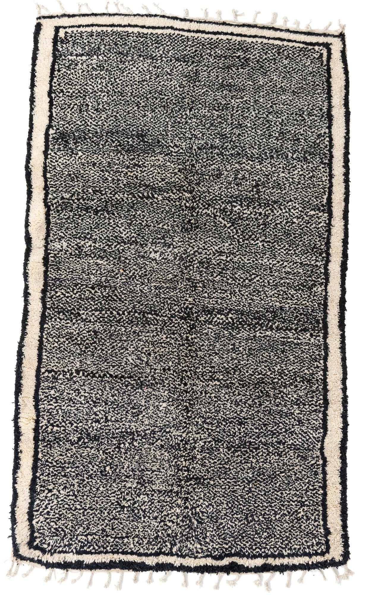 5' 2 x 9' Hand Knotted Moroccan Wool Rug