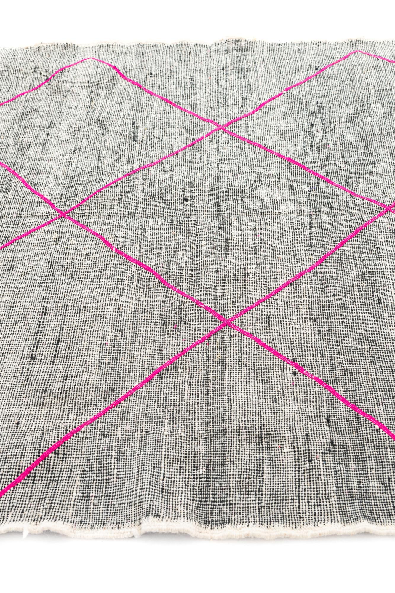 5' x 7' 8 Hand Knotted Moroccan Wool Rug